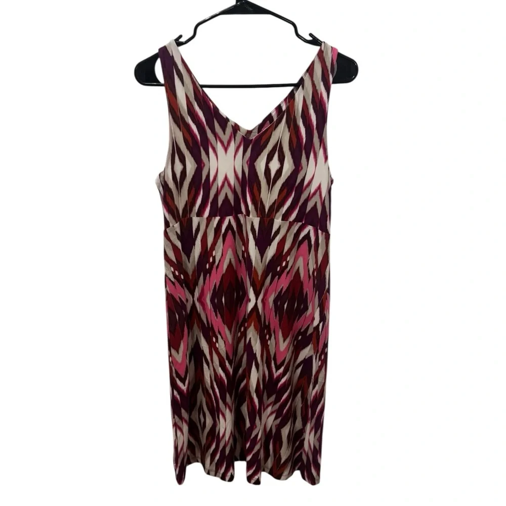 Athleta Santorini Ikat Summer Athleisure Dress Size Medium - Picture 2 of 5